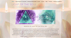 Desktop Screenshot of lightofthesoulascension.com